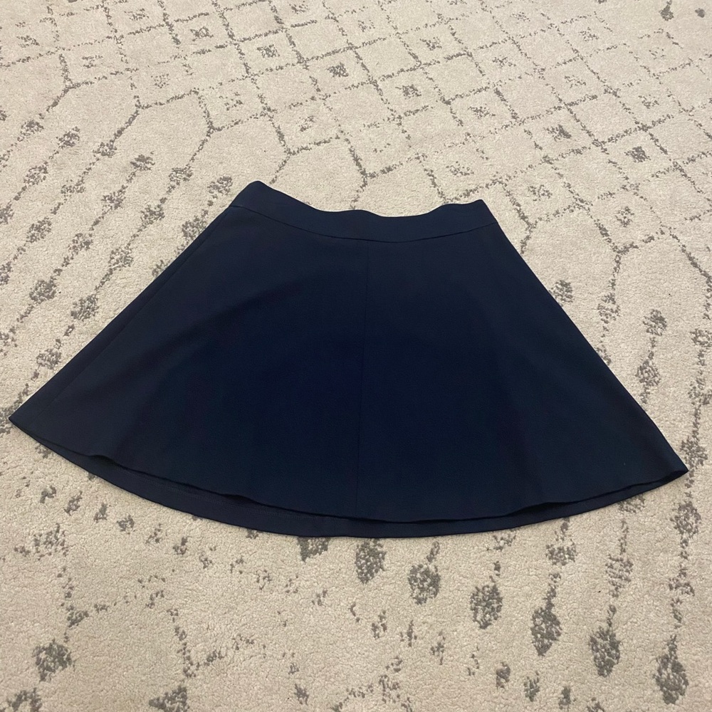 Banana Republic fit & flare mini skirt short flirty navy skirt